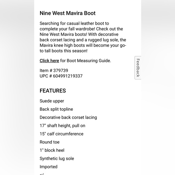 Nine West boots - Picture 3 of 3